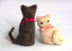 猫毛フェルトワークショップ＜猫人形＞　＠猫毛祭りin京都