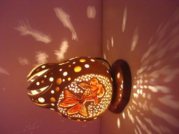 ひょうたんランプ「和みの灯り」展