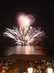 第43回東北町湖水まつり花火大会（第9回創作花火コンクール）