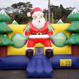 サンタクロースふあふあで遊ぼう！
