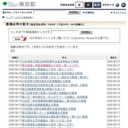 平成20年度第１回東京都医療安全推進協議会の開催安全・安心・納得の医療を目指して