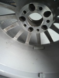 ベンツ用アルミ、アルミホイール加工、オフセット加工　純正アルミホイール加工