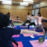 川崎平間　法田寺　お寺ヨガ