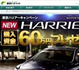 新型ハリアー 購入資金60万円