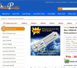 Laser Bleu 10000mW Surpuissant