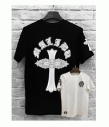  マリブ クロス プリント 半袖 Tシャツ カジュアル 2色可選 男女兼用