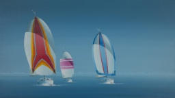 男のロマンを掻き立てる「キース・レイノルズ原画展」海と風の冒険