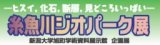 糸魚川ジオパーク展―ヒスイ，化石，断層，見どころいっぱい―：新潟大学旭町学術資料展示館企画展