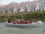 ニュース「八幡市背割提（せわりてい）公園にてお花見船Eボートを運航」＞＞アオキカヌーワークス