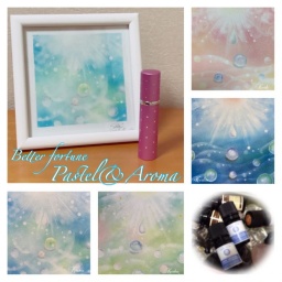 【開運】癒しのパステルアート体験☆水のテーマ