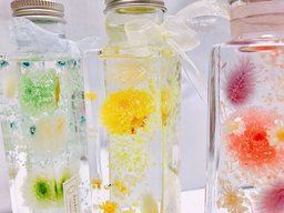 春ハーバリウム体験レッスン in 有機ハーブティーカフェ（芦屋）