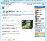 ☆★梅花藻ライトアップ★☆