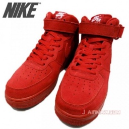 ナイキ エア フォース 1 ミッド 07 レッド 315123-609 レディース/メンズスニーカー NIKE AIR F...