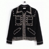 秋冬人気定番低価SAINT LAURENT サンローラン メンズ ジャケット アウター コート アルミのスタ...