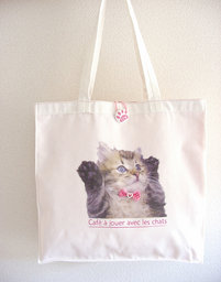 猫カフェ“ニャンシー”のオリジナルトートバッグ販売中!!