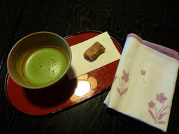 長府毛利邸　夏期限定「冷たい抹茶」のおもてなし