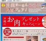 沖縄のお肉プレゼント！
