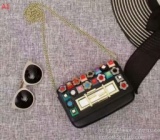 FENDI 2017 人気 フェンディ MINI 3BAGUETTE ミニバッグ レディース ブラック 8BR762SR2F0KUR ...