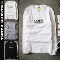 【激安】 2016春夏 a bathing APE ベイシングエイプ メンズ 長袖Tシャツ 2色可選_品質保証