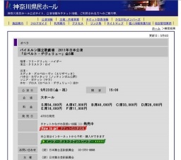 バイエルン国立歌劇場 2011年日本公演「ロベルト・デヴェリュー」全3幕