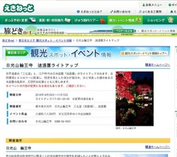 日光山輪王寺 逍遥園ライトアップ