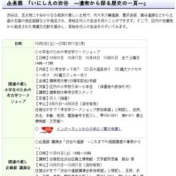 いにしえの渋谷 —遺物から探る歴史の一頁—