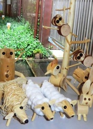 ワークショップ『ひのきでつくる！干支の動物たち♪』