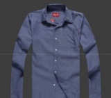 SUPREME シュプリーム 16AW新作 Oxford Shirt Light Washed Denim 春夏 ブルーデニムシャツ 長...