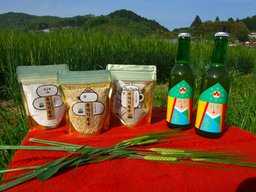 宇治の『キラリモチ』・地ビール『花笠』即売会
