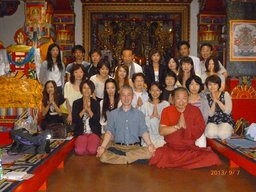 チベット寺院チャンバリンでワークショップ