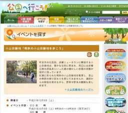 晩秋の小山田緑地を歩こう