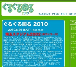 ぐるぐる回る2010 