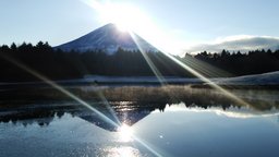 Ｗダイヤモンド富士　本栖リゾート