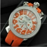 大人気　ガガミラノ コピーGaGaMILANO　クロノグラフ/日付表示 ステンレス/回転ダイヤベゼル日...