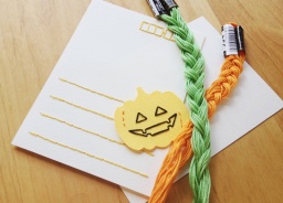 紙ししゅうの会 〜季節のカードをつくろう〜