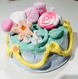 なつやすみ工作　スィーツ貯金箱