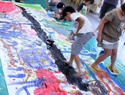 だれでもアーティスト☆色あそびで心そだて