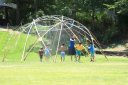 竹ドームの作り方ワークショップ（7/29）