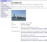 Asian-Pacific Conference on Materials and Mechanics