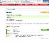 ござがえまつりの夜店