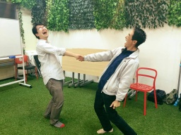 12/10 朝活「ラフターZERO」笑うエクササイズ