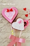 バレンタインクッキーポップス