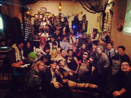 10/22 渋谷のカフェでハロウィン！