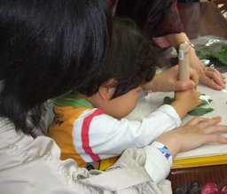 春休み特別企画『親子で叩き染め体験教室』