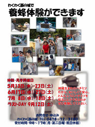 【香取郡神崎町】養蜂体験【わくわく西の城】