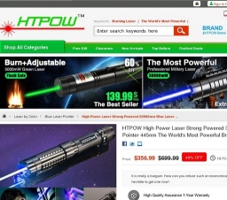 The World's Most Powerful High Power Powered Laser Pointer 30000mw Blue Laser 445nm worl...