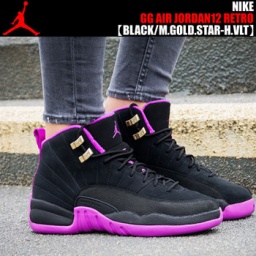 ナイキ エアジョーダン 12 510815-018 WMNS Air Jordan 12 "Hyper Violet” GS 2016 限定 【 レ...