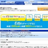 総額100万マイルが当たる！Edy夏のコンビニチャージ祭り