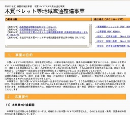 木質ペレット等地域流通整備事業成果報告会