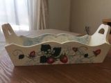 トールペイントイチゴのカトラリートレイを描こう！